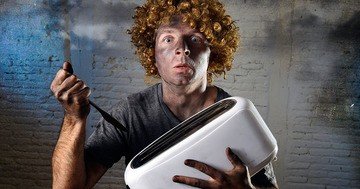 best advice on household cleaning - while cleaning your toaster you always have to unplug it from the mains