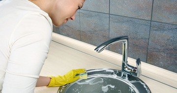 Best advice on household cleaning and care of a steel sink, which requires a bit of knowledge