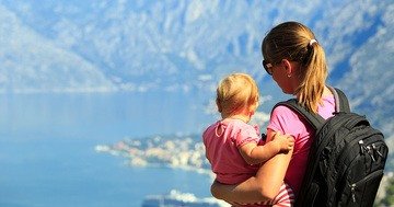 Tips for child care whilst travelling with a small child