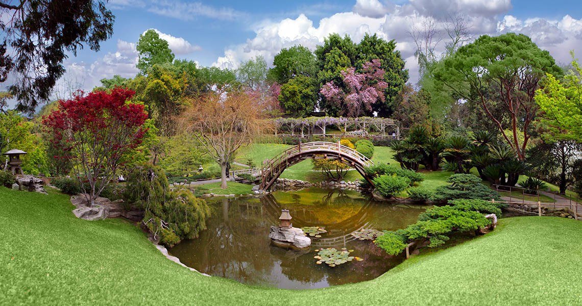 Online magazines for women advise how to arrange a garden which will help take a break from reality